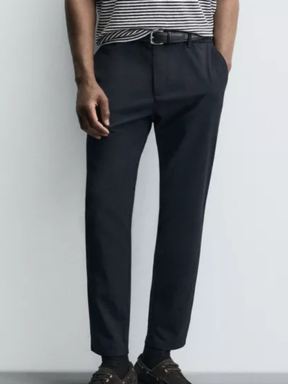 NEW Zara Men Black Easy Pant M